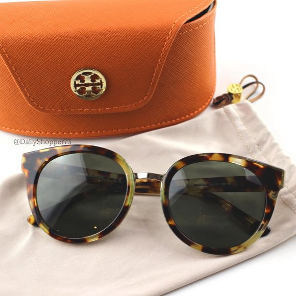 Tory Burch Accessories - Tory Burch Women's Polarized Tortoise Shell Cat Eye Sunglasses - TY7062